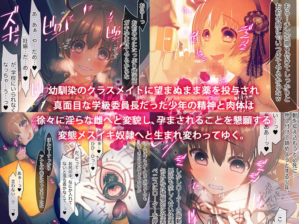 真面目な美少年が変態メスイキ奴隷に堕ちていく同人CG集